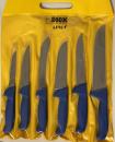 Dick Profi-Fleischermesserset Blau mit 6 verschiedenen Messern